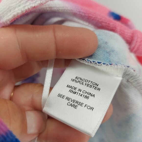 Juicy Couture Tank Top All Over Flower Terry crop Size XL - Picture 5 of 6